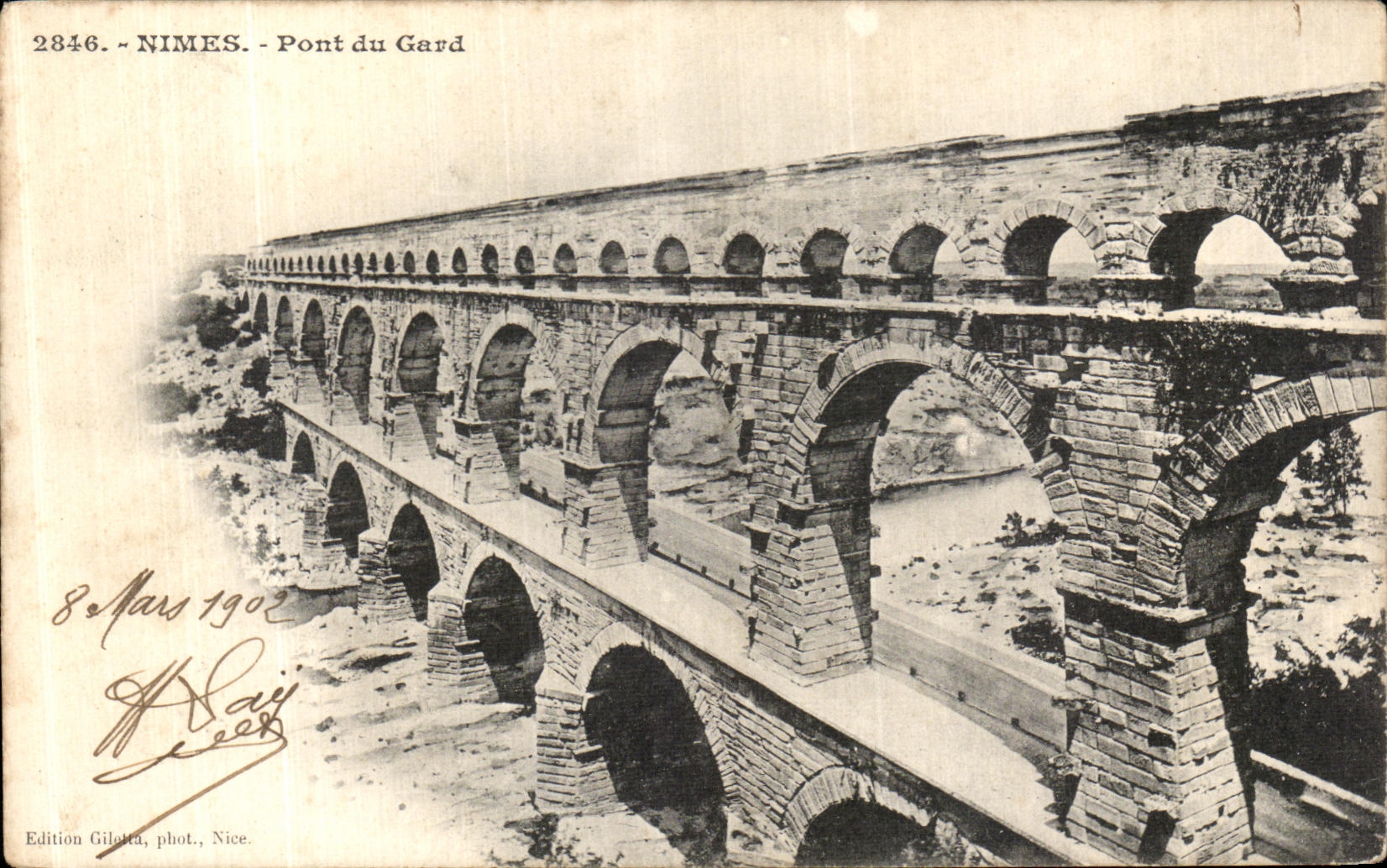 CPA Nimes Pont du Gard