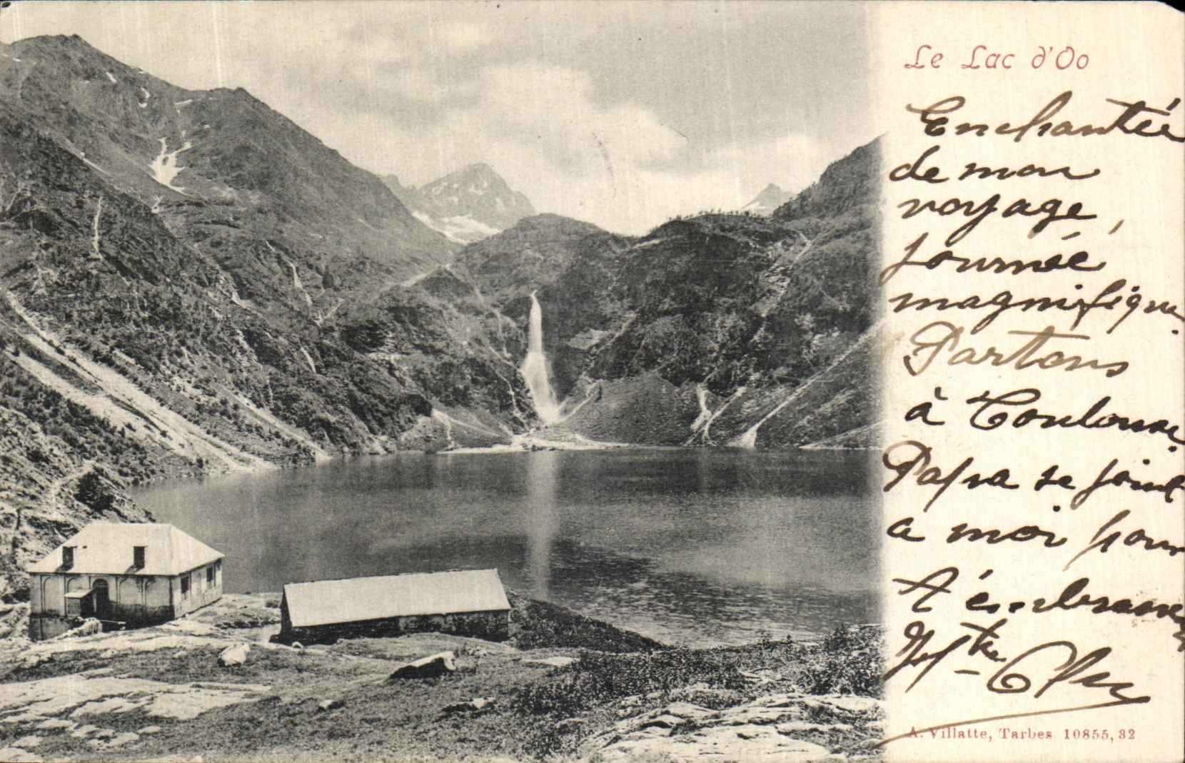 VINTAGE POSTCARD the Lake D oo