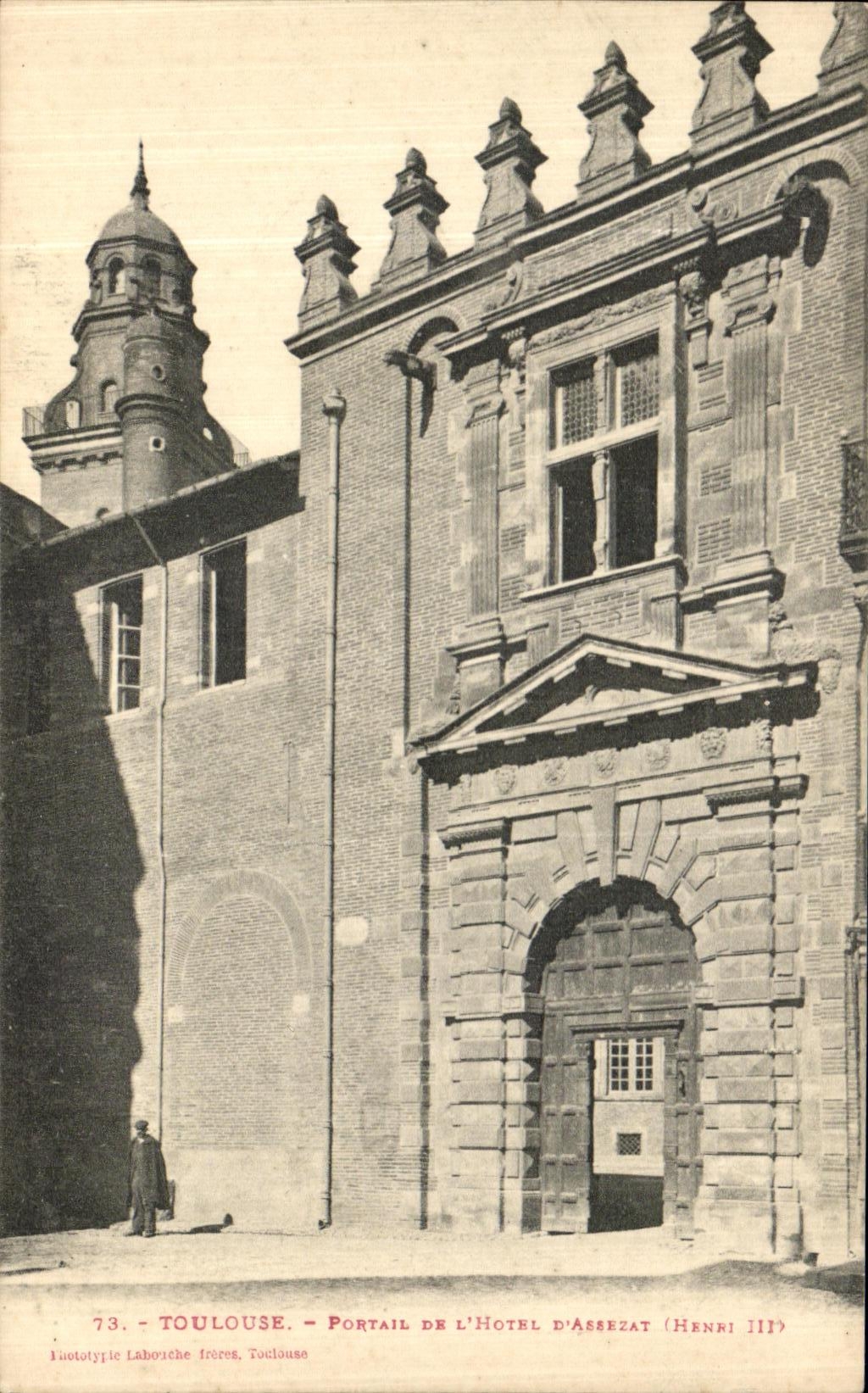 CPA Toulouse Portail De L Hotel D Assezat Henri III