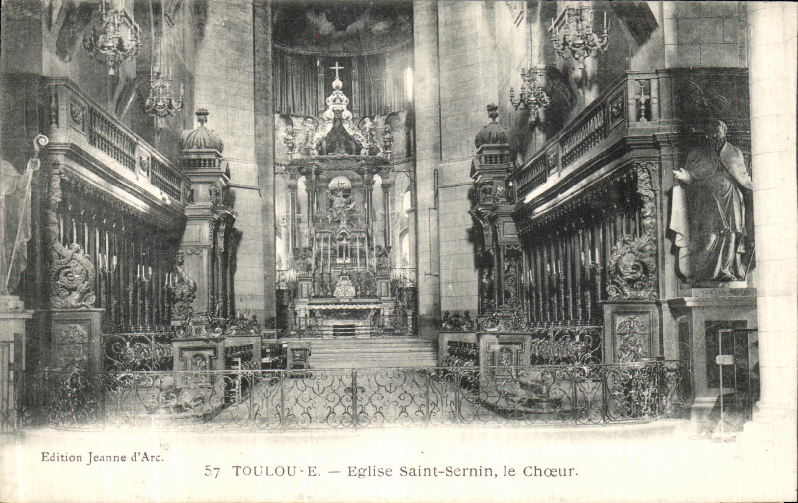 CPA Toulouse Basilique Saint Sernin Le Choeur