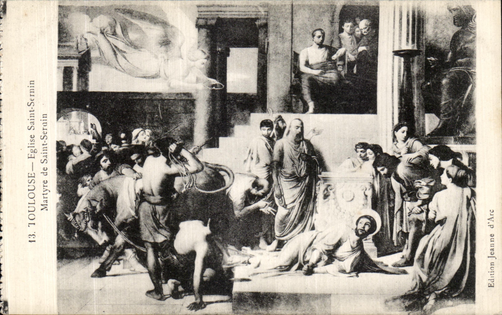 CPA Toulouse Eglise Saint Sernin Martyre De saint Sernin