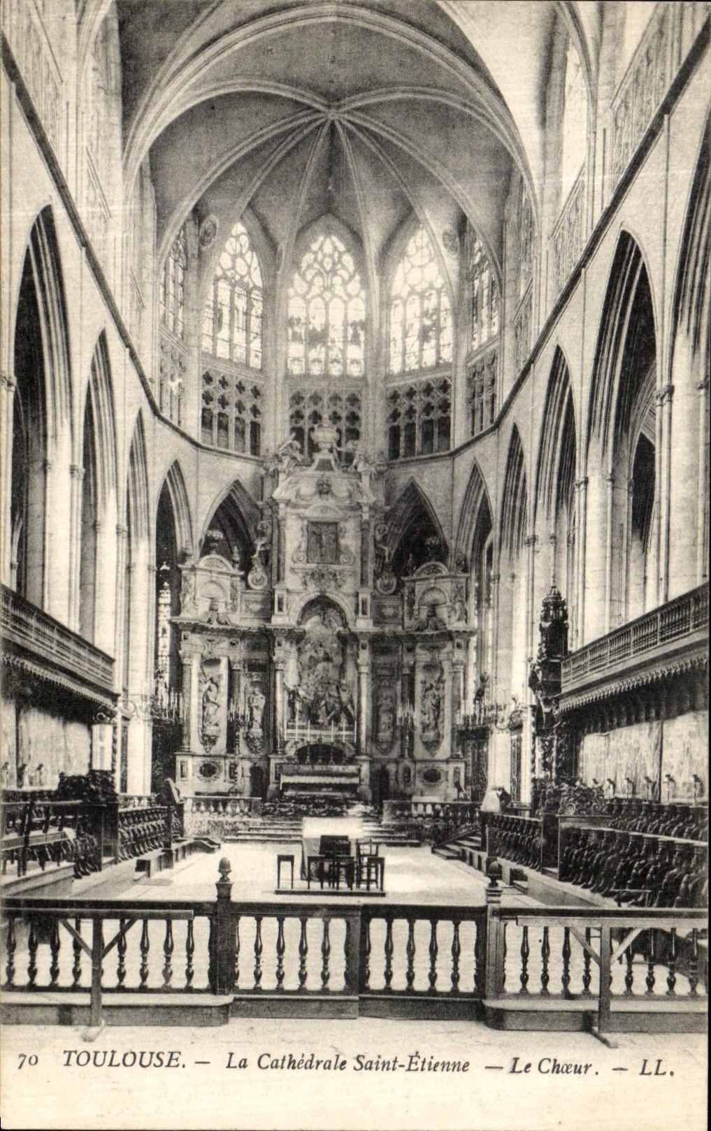 CPA Toulouse La Cathedrale Saint Etienne Le choeur