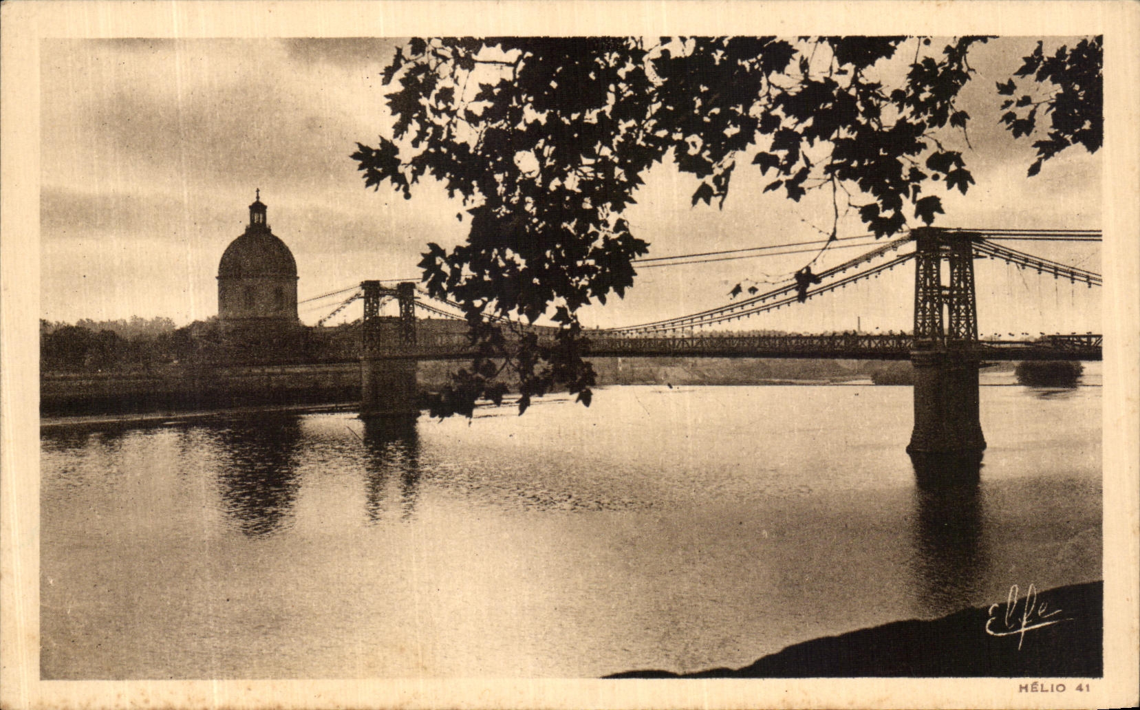CPA Toulouse Le Nouveau Pont St pierre Et le Dome De La Grave