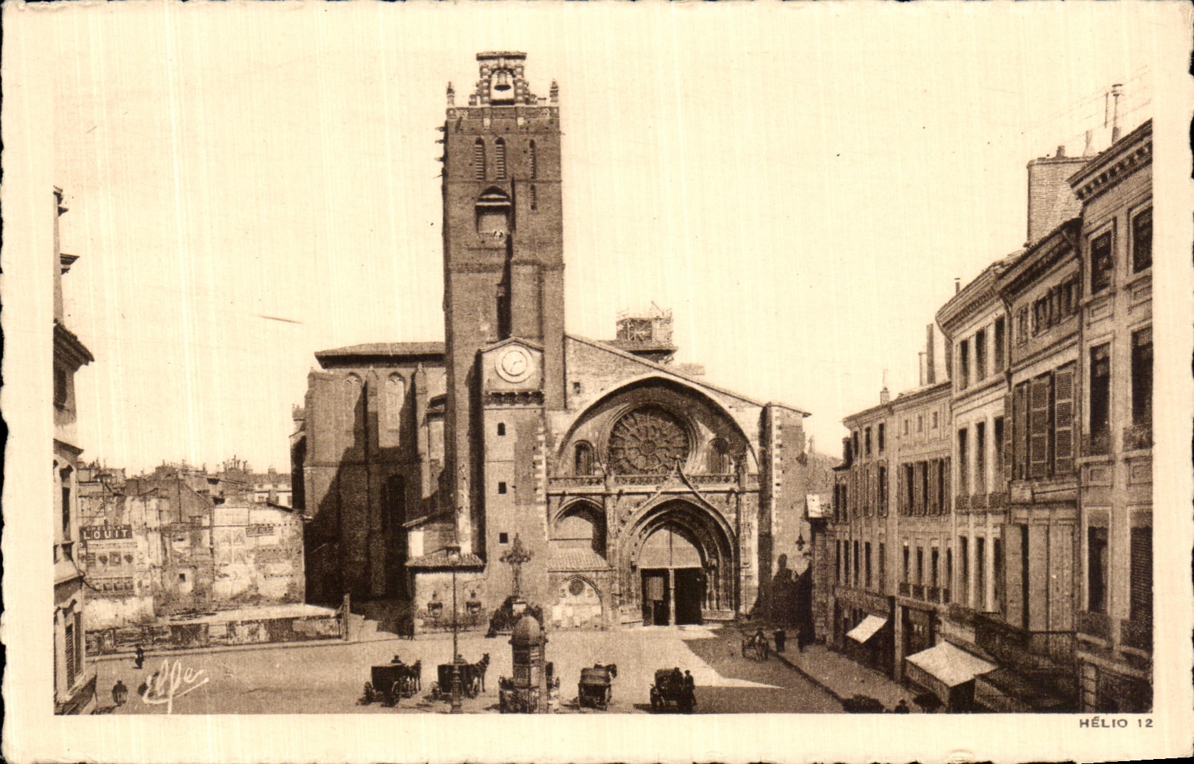 CPA Toulouse Cathedrale St etienne Rosace