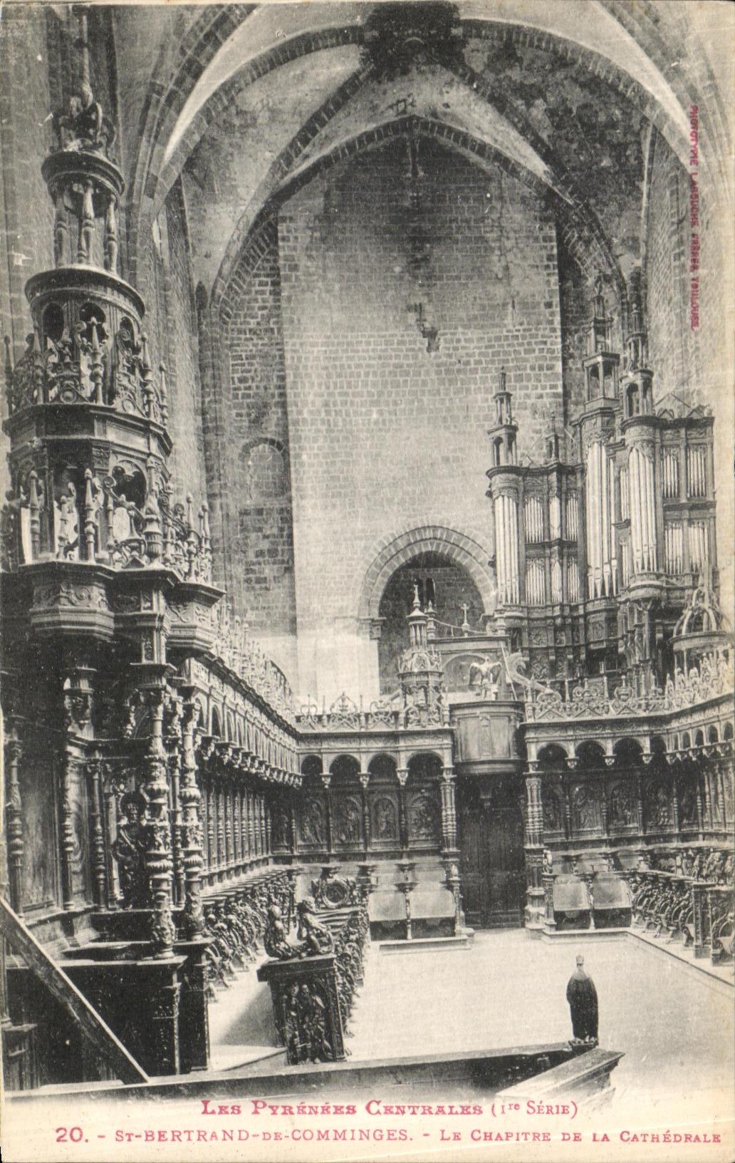 POSTAL Holy Beltran De Comminges de la VENDIMIA el capitulo de la catedral