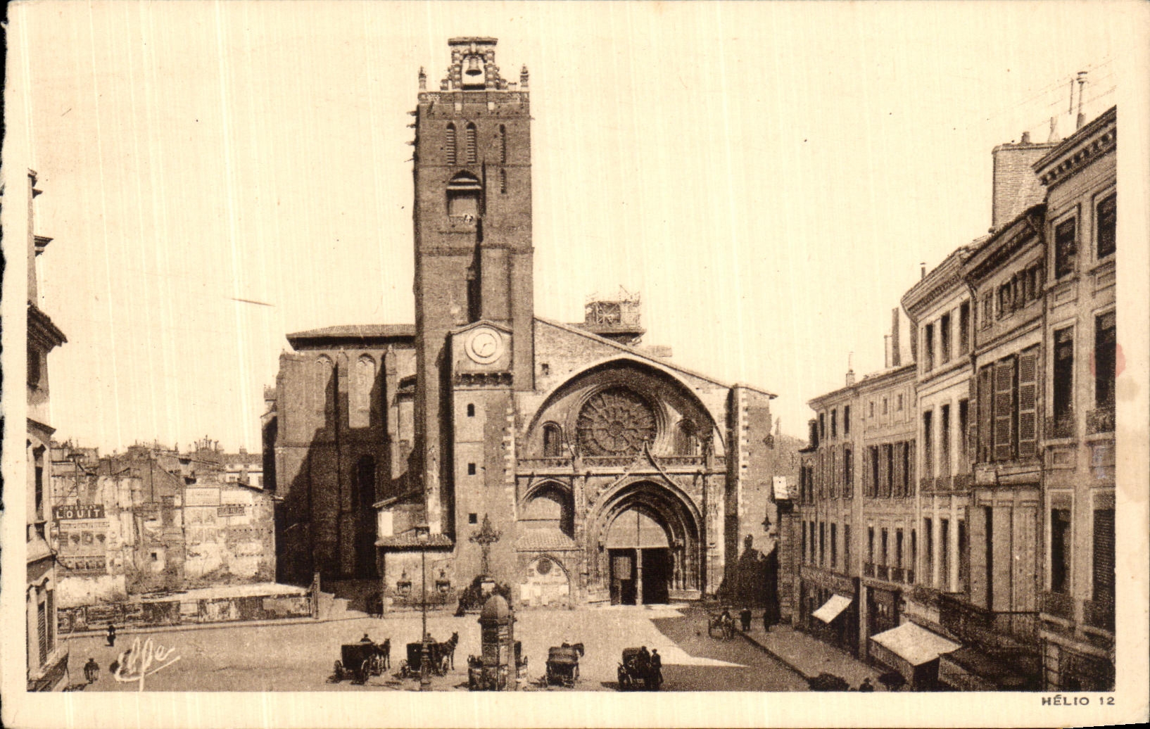 CPA Toulouse Cathedrale St Etienne Rosace