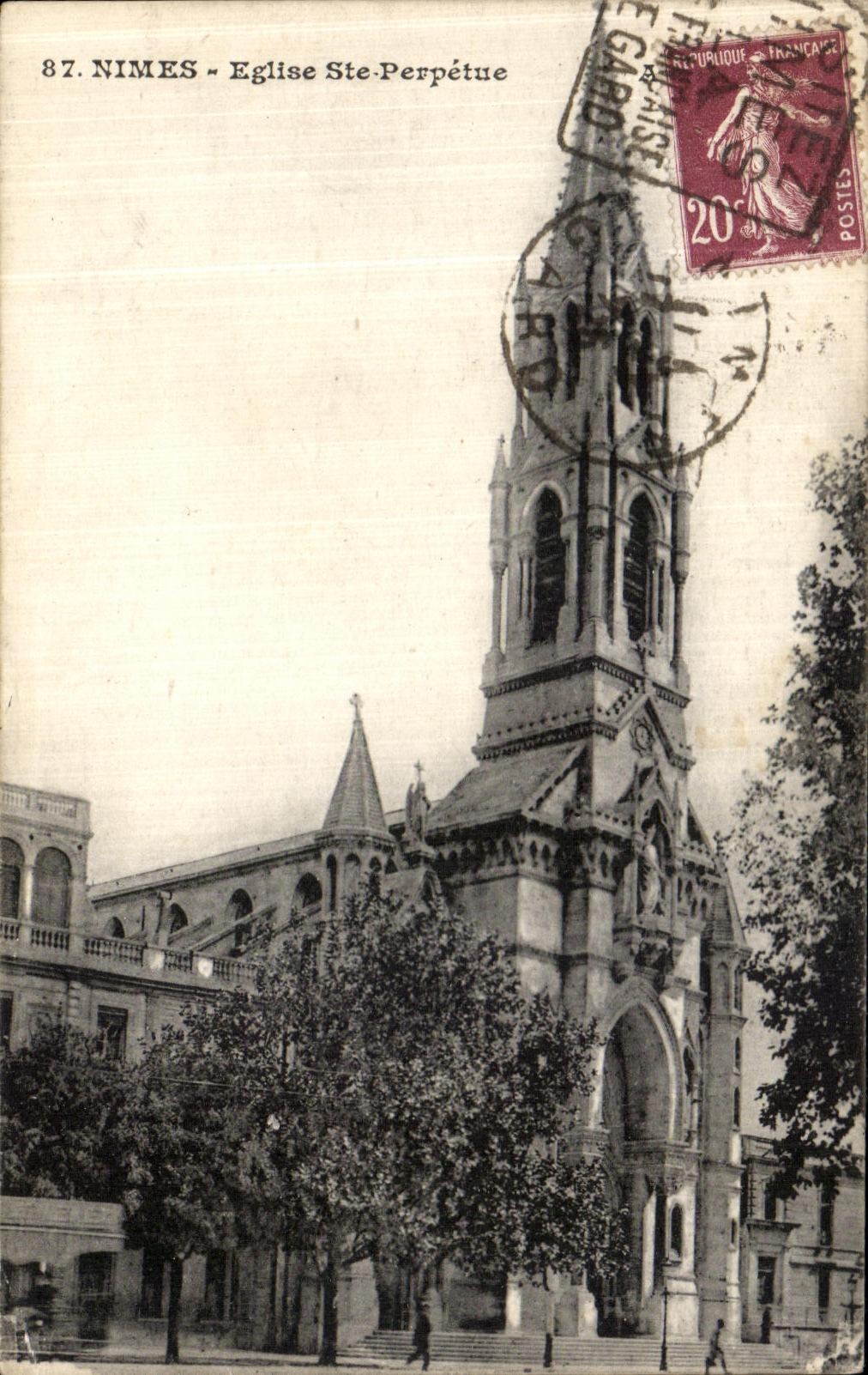 CPA Nimes Eglise Ste Perpetue