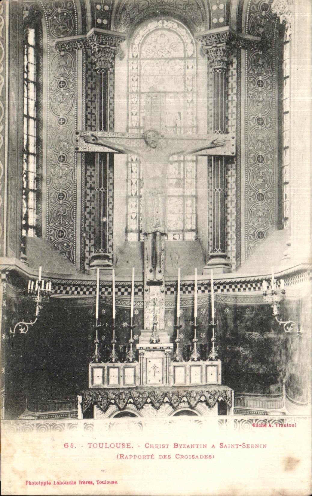 CPA Toulouse Christ Byzantin a Saint Sernin Rapporte des croisades