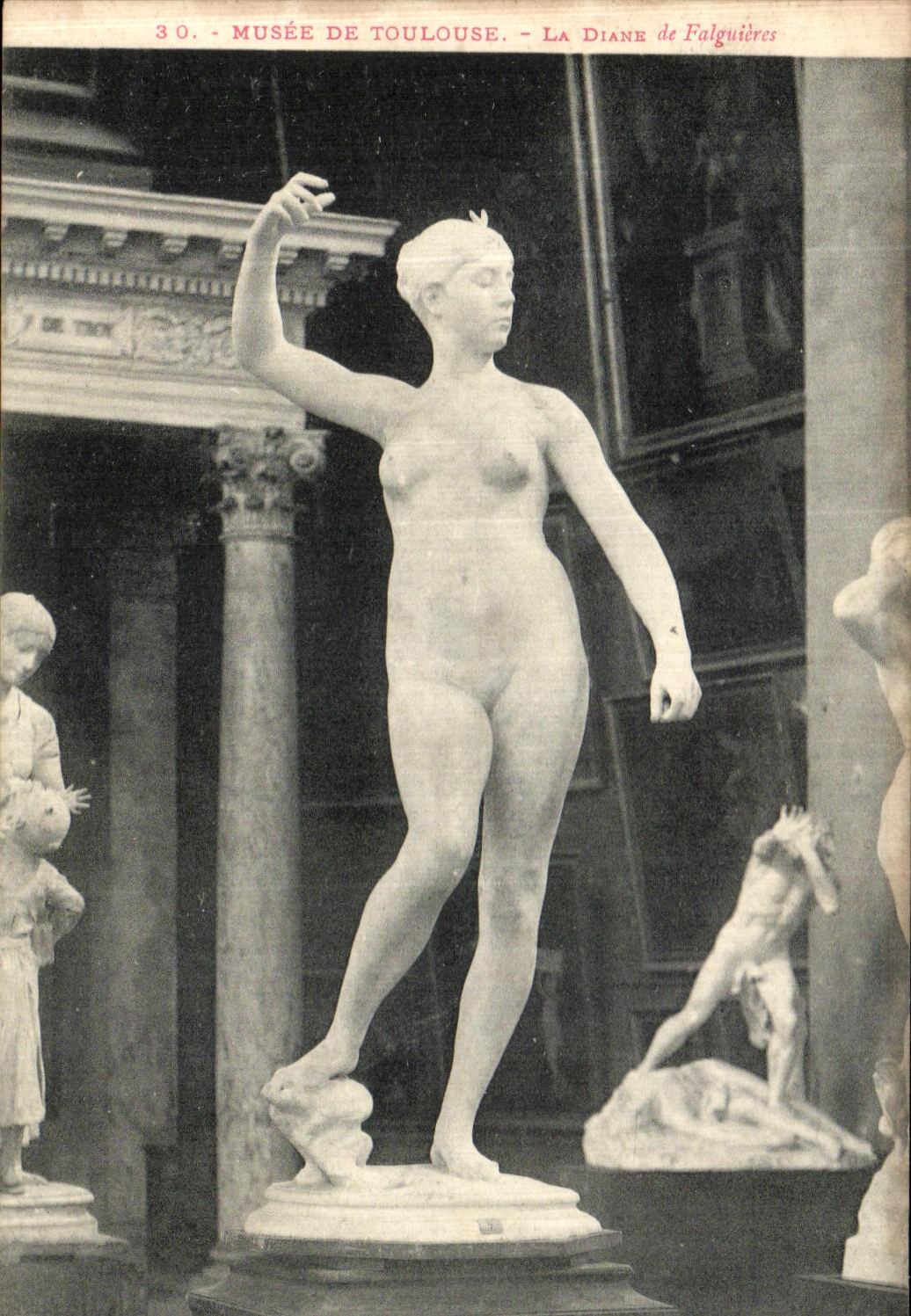 CPA Musee de Toulouse La Diane de Falguieres