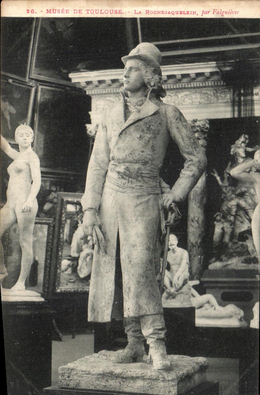 CPA Musee de Toulouse La Rochejaquelein par Falguieres