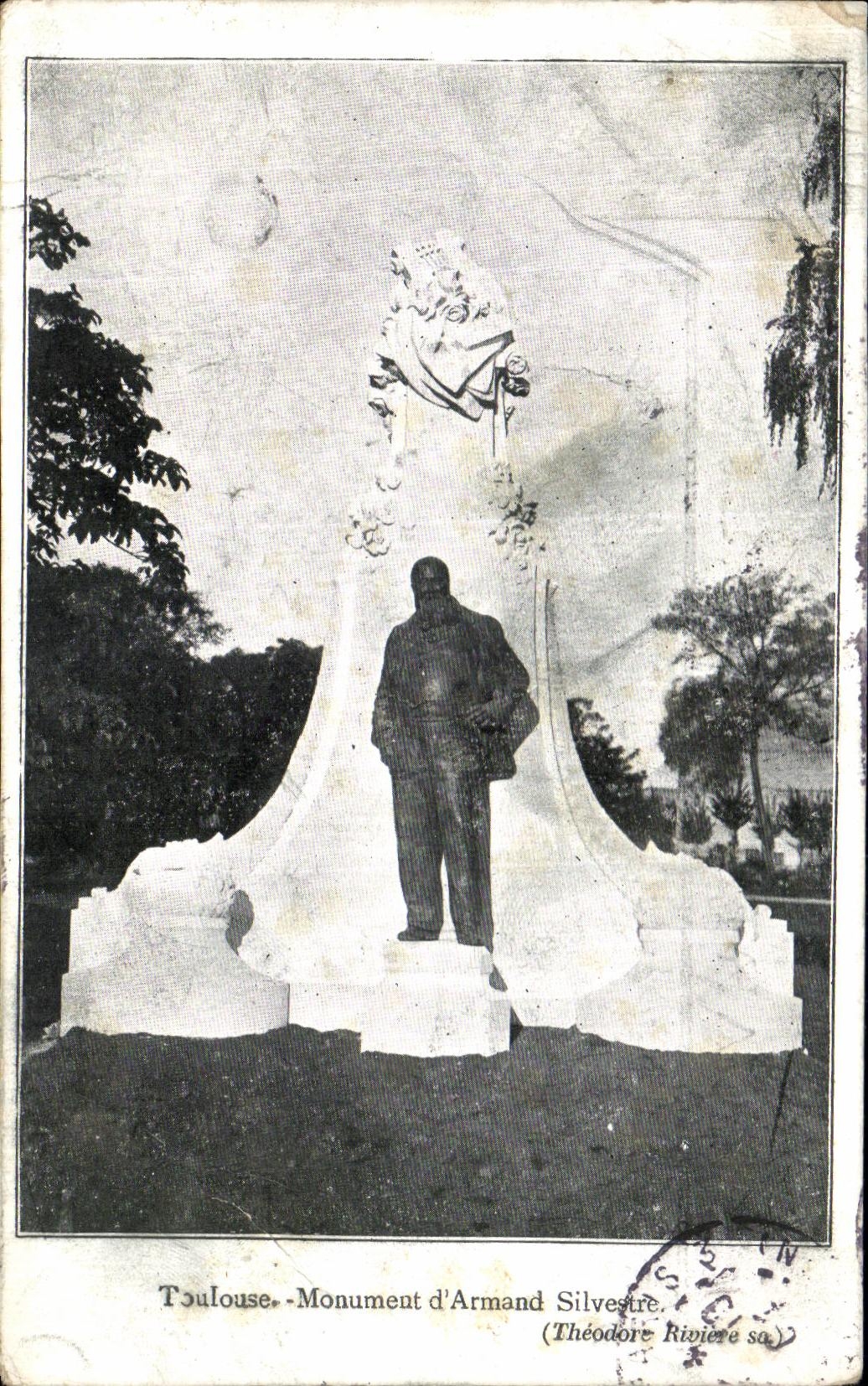 CPA Toulouse Monument d Armand Silvestre