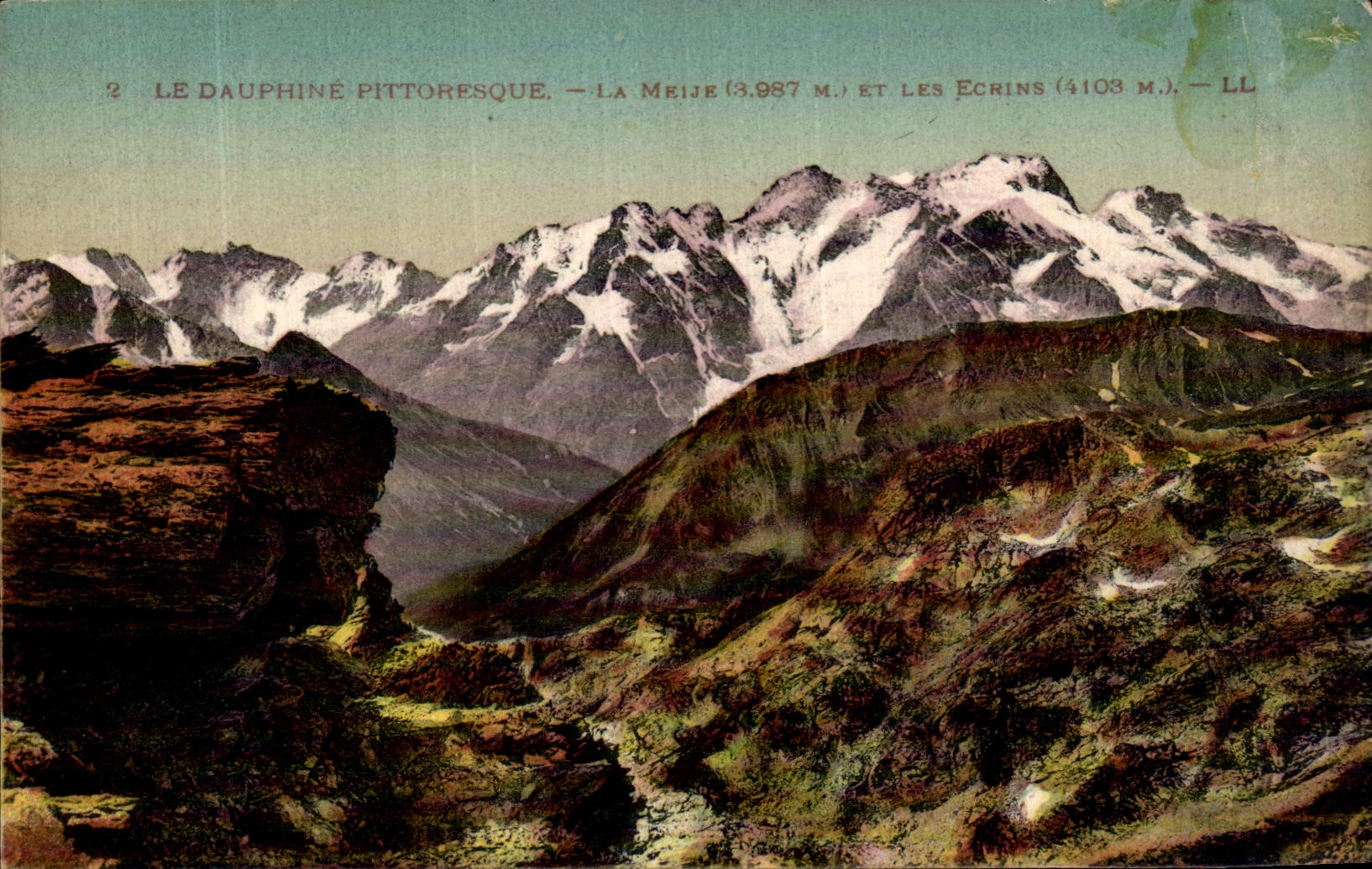 CPA Le Dauphine Pittoresque La Meije et les ecrins
