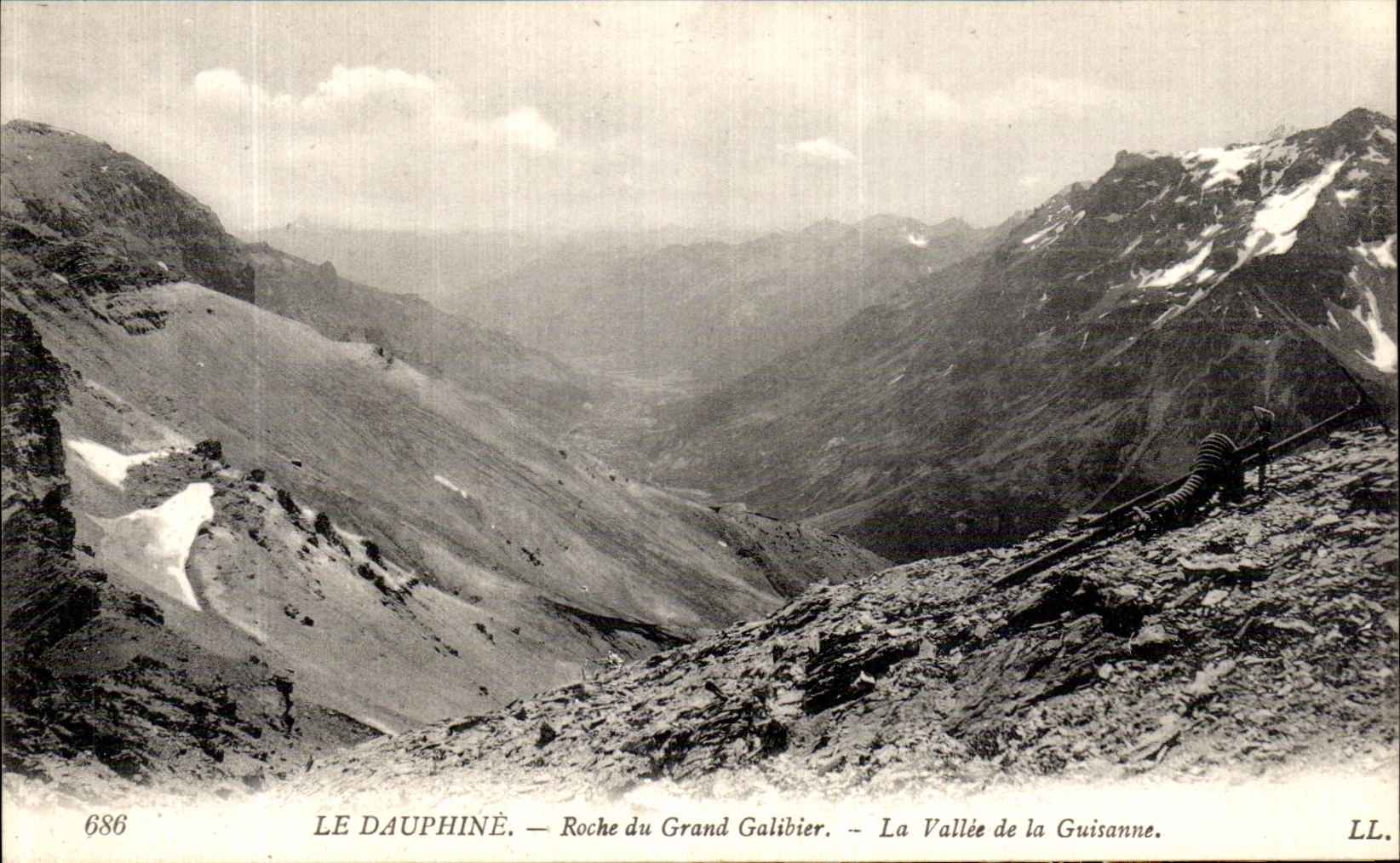 CPA Le Dauphine Roche du Grand Galibier La Vallee de la Guisanne