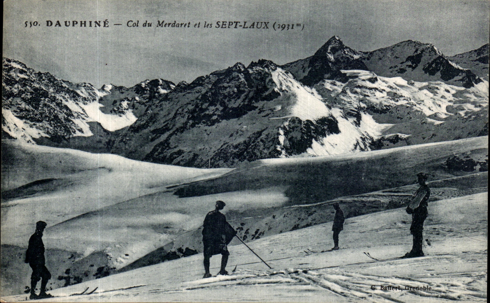 CPA Dauphine Col du Merdaret et les Sept Laux Ski