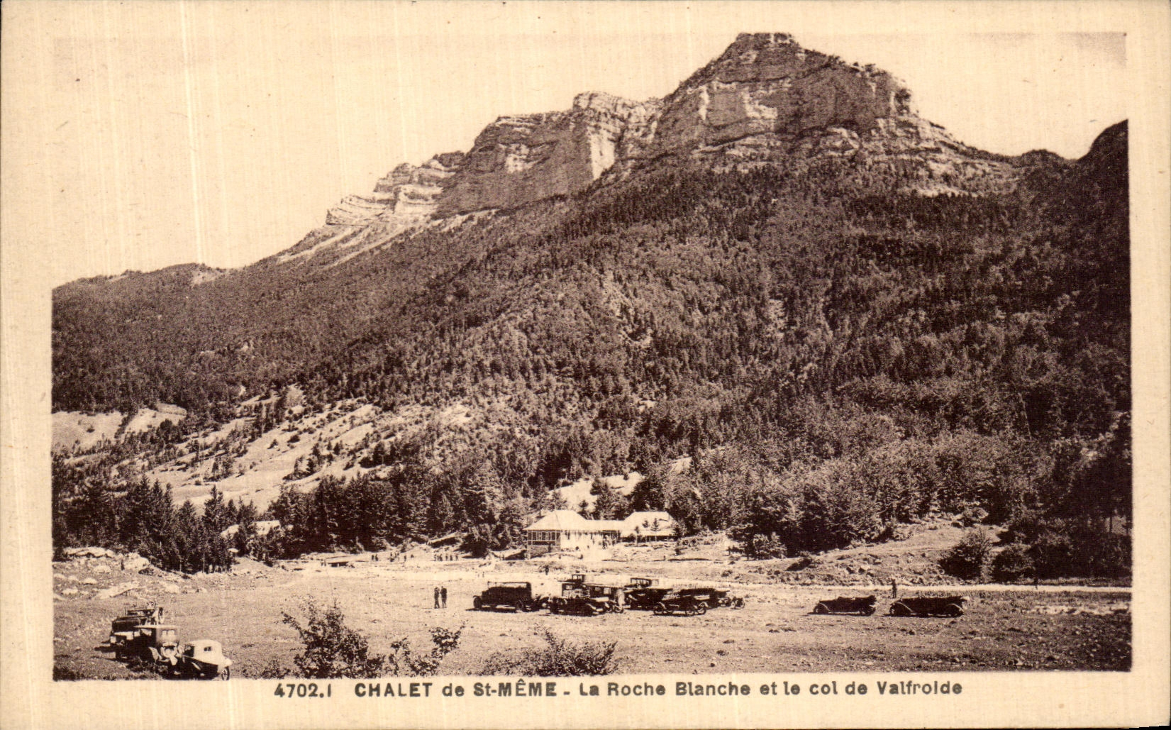 CPA Chalet de St Meme La Roche Blanche et col de Valfroide