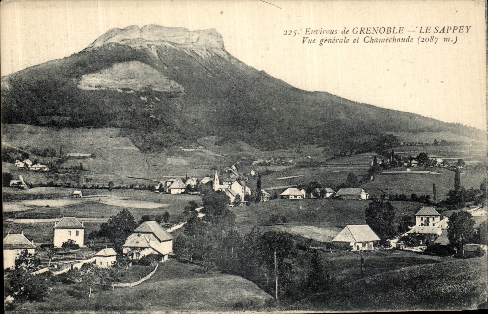 CPA Grenoble Le Sappey Vue Generale et Chamechaude