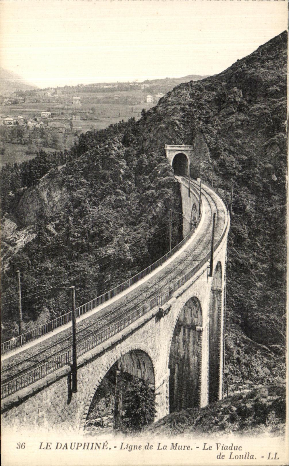 CPA Dauphine Ligne de La Mure Le Viaduc