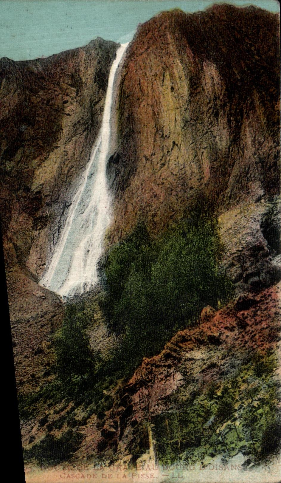 CPA Cascade de la Pisse Bourg d Oisans