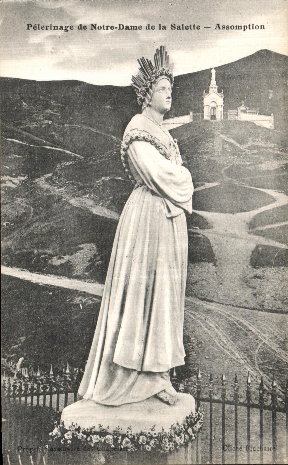 CPA Pelerinage de Notre Dame de la Salette Assomption