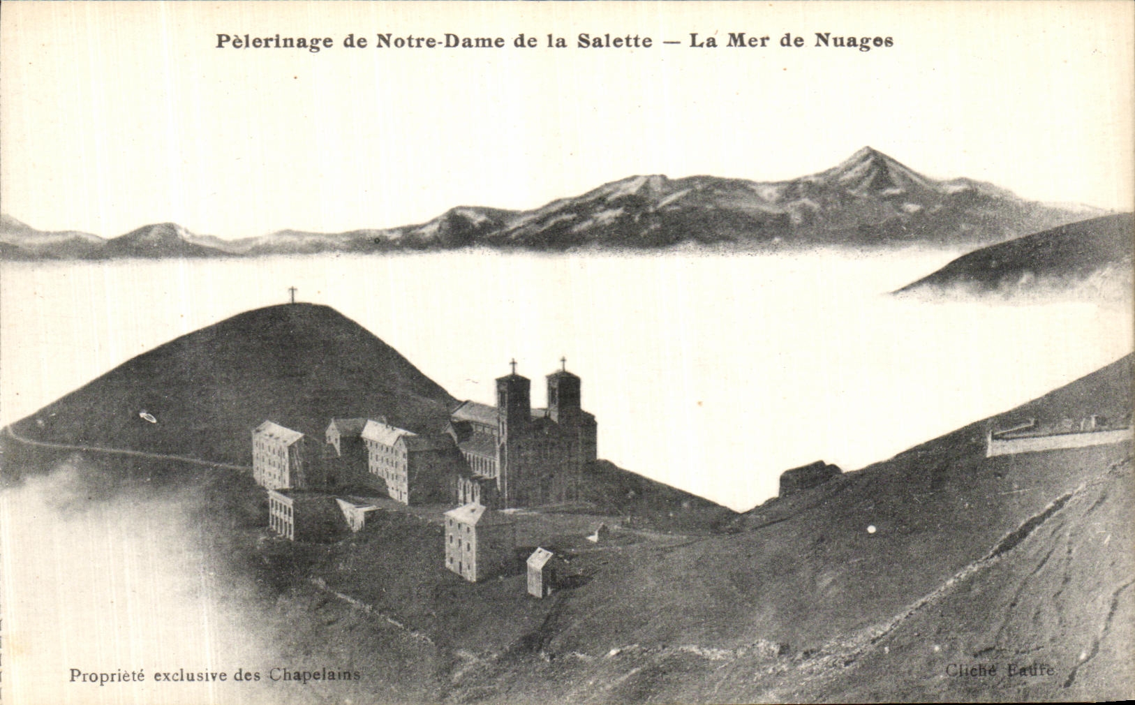 CPA Pelernage de Notre Dame de la Salette La Mer de Nuages