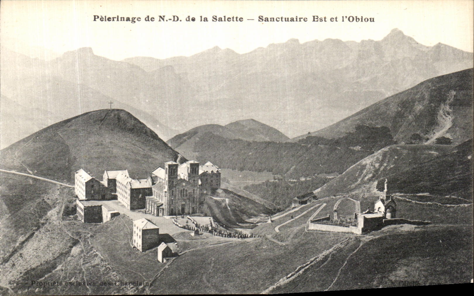 CPA Pelernage de Notre Dame de la Salette Sanctuaire Bst et l Obiou