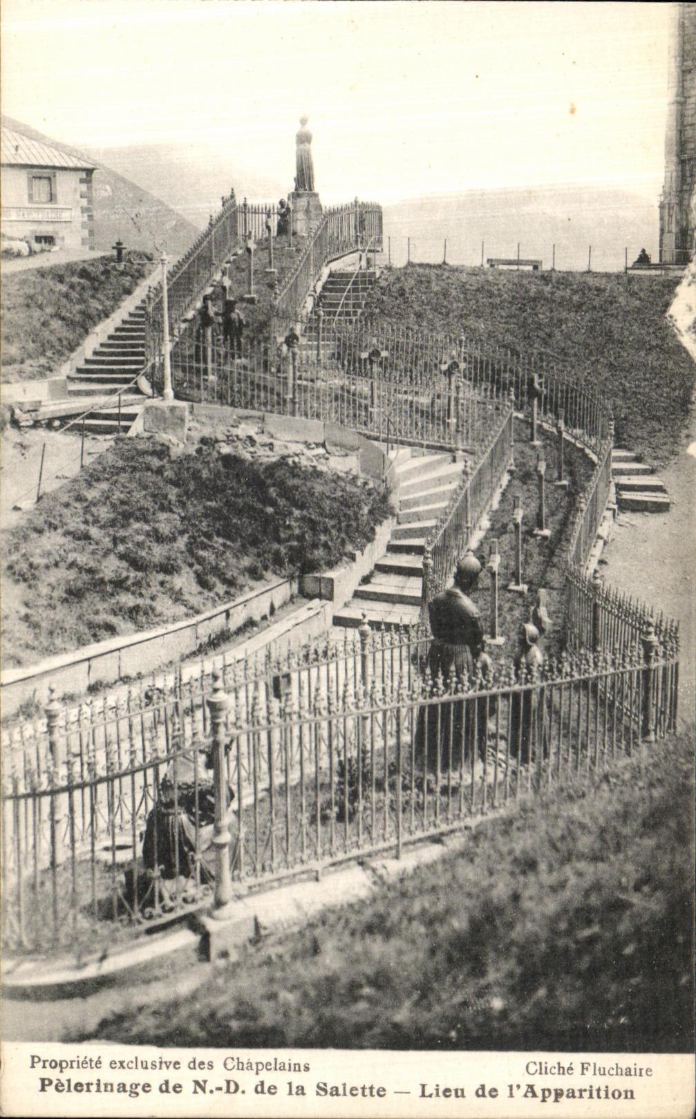 CPA Pelernage de Notre Dame de la Salette Lieu de l Apparition