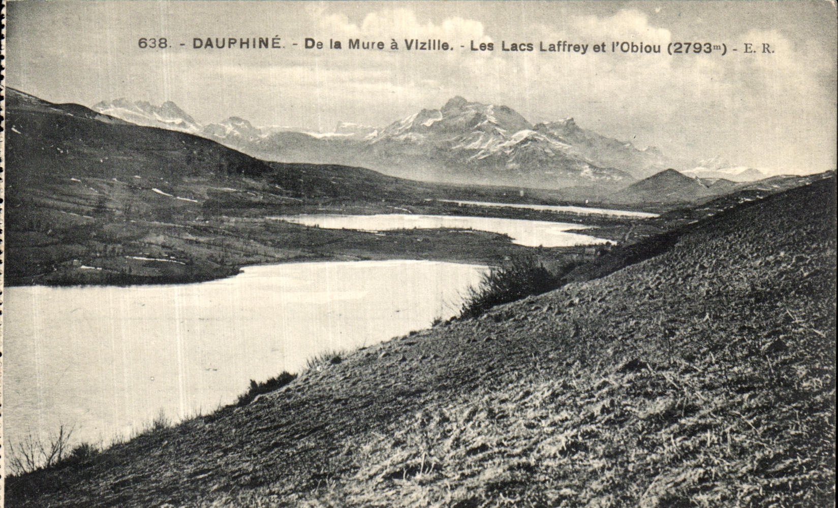 VINTAGE POSTCARD Dauphine Of Walls has Vizille the Lakes Laffrey and L Obiou