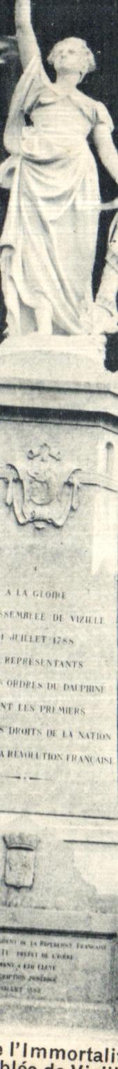 Reglas de Vizille de la POSTAL de la VENDIMIA de L inmotalidad de Ding para el centenraire de L montado de Vizille