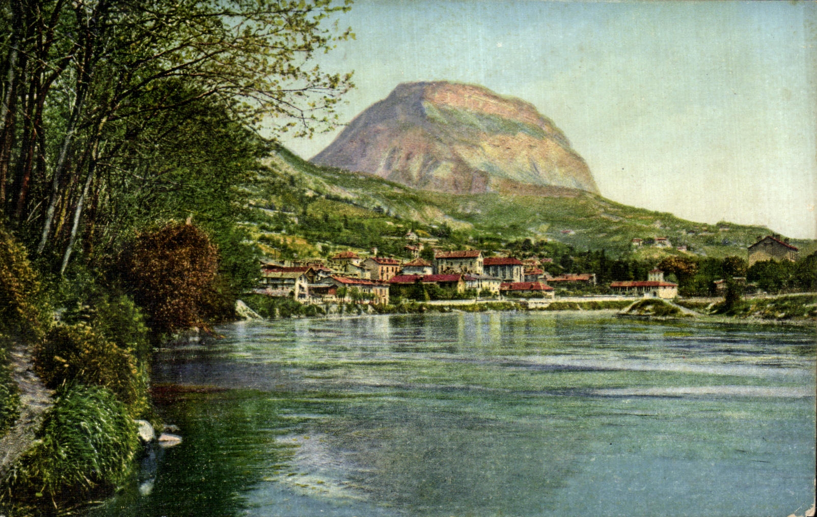 VINTAGE POSTCARD Grenoble the mug of St Eynard