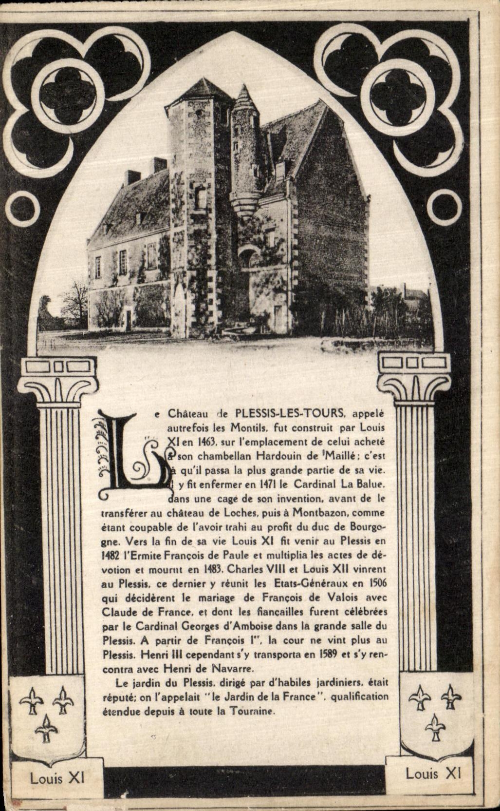 CPA Chateau Plessis les Tours 