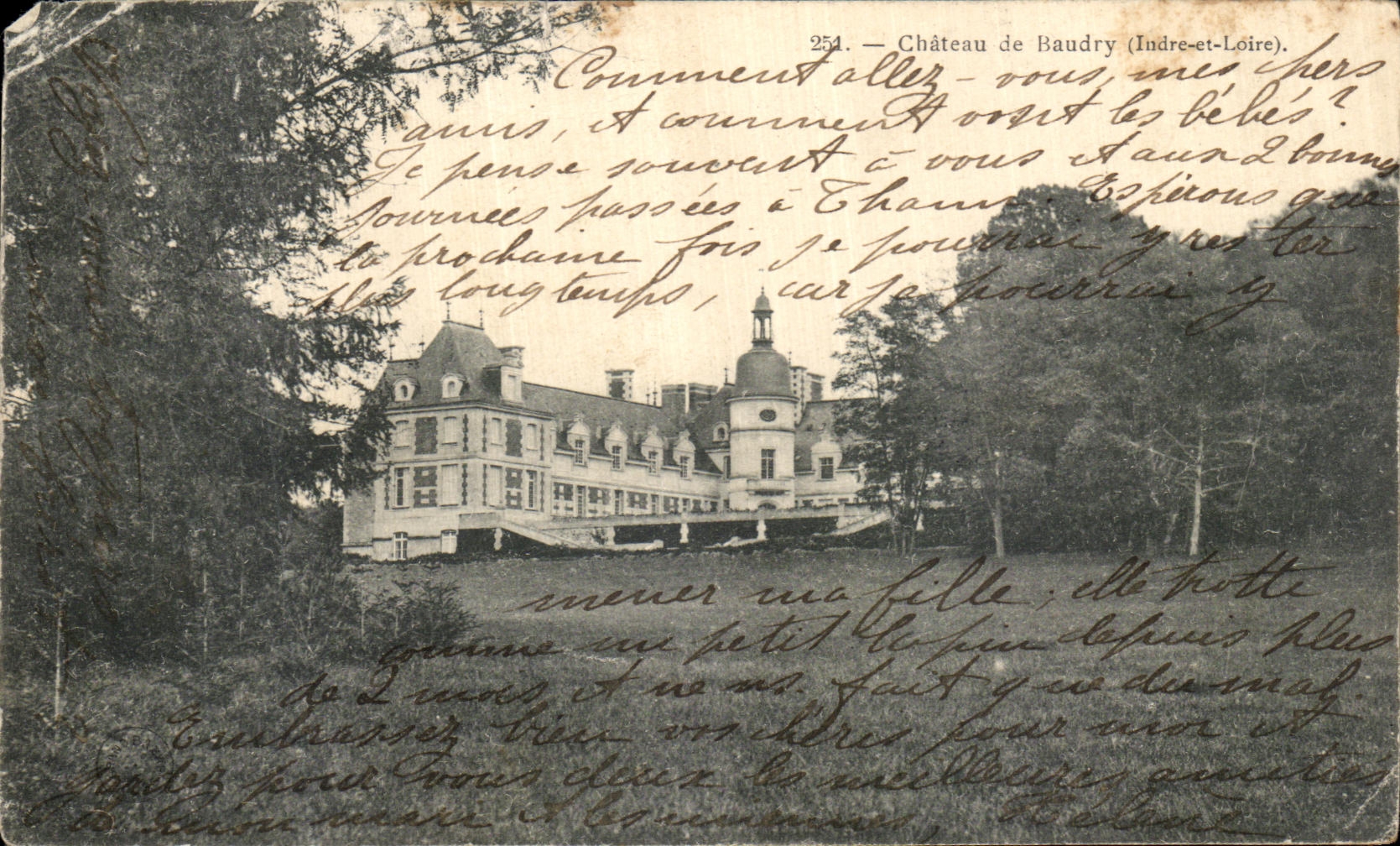 CPA Chateau de Baudry