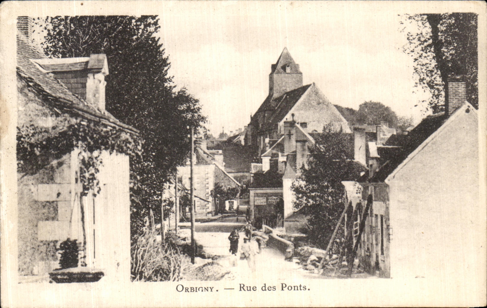CPA Orbigny Rue des Ponts