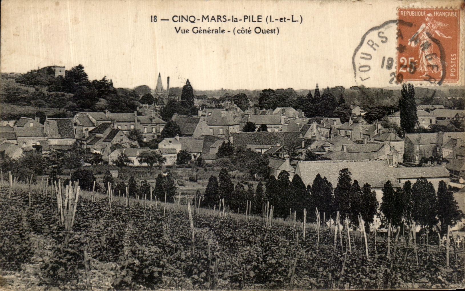 CPA Cinq Mars La Pile Vue Generale