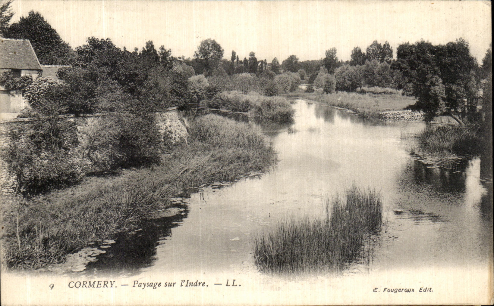 CPA Cormery Paysage sur l Indre
