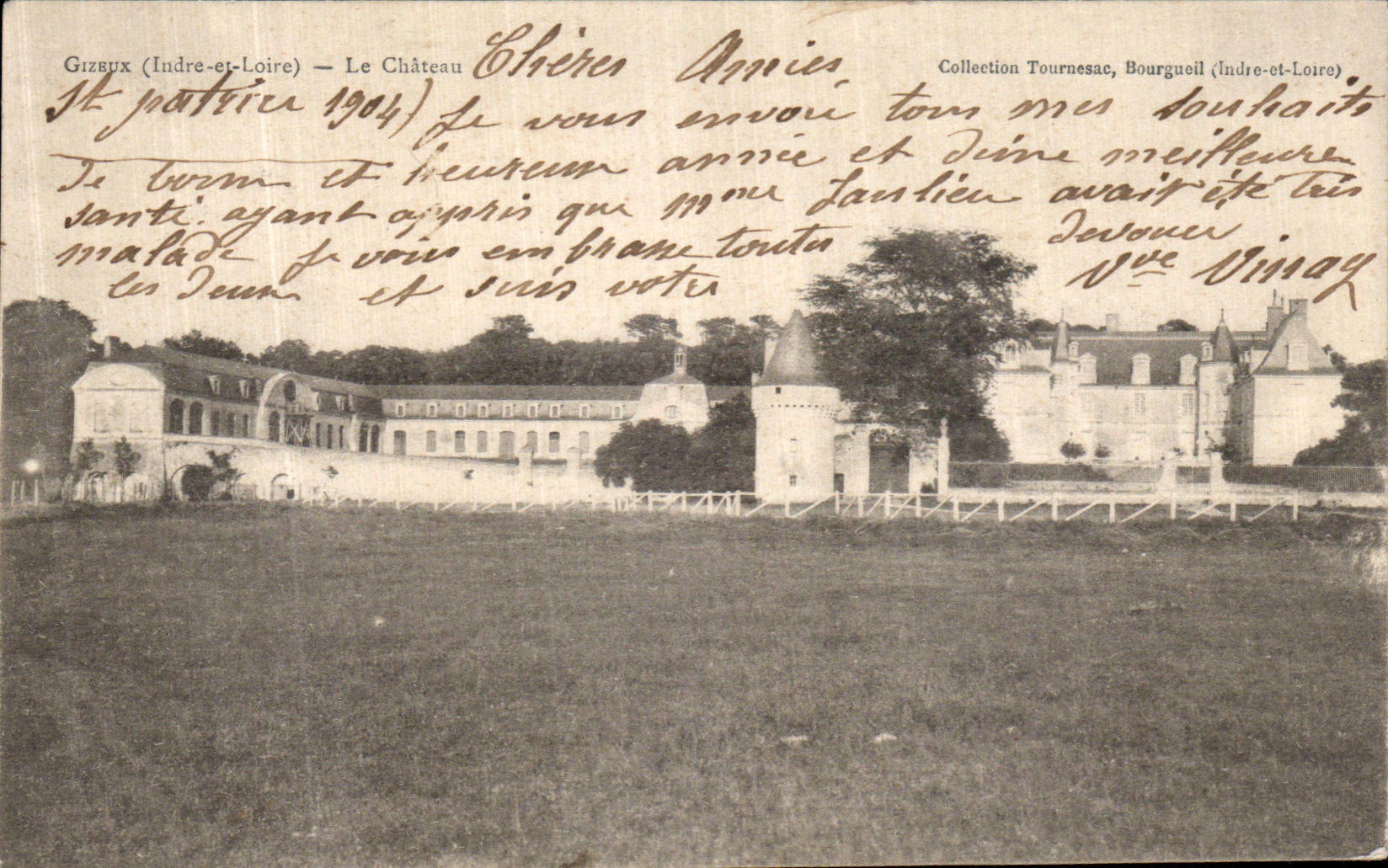 CPA Gizeux Le Chateau 