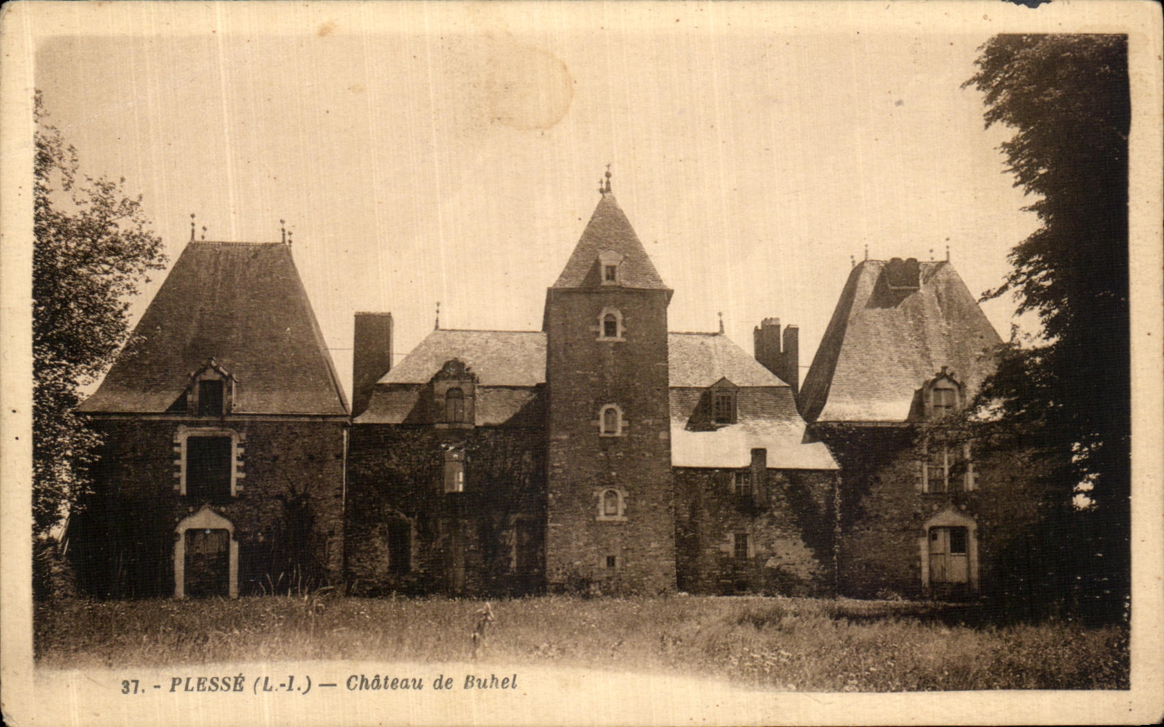 CPA Plesse Chateau de Buhel