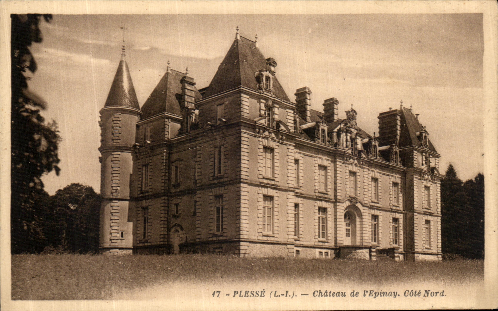 CPA Plesse Chateau de L Epinay 