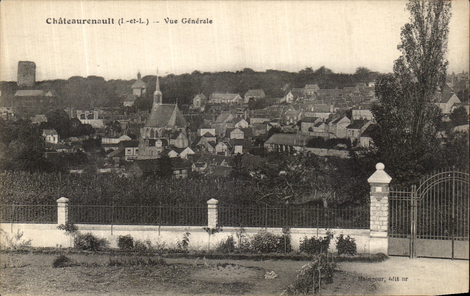 CPA Chateaurenault Vue Generale