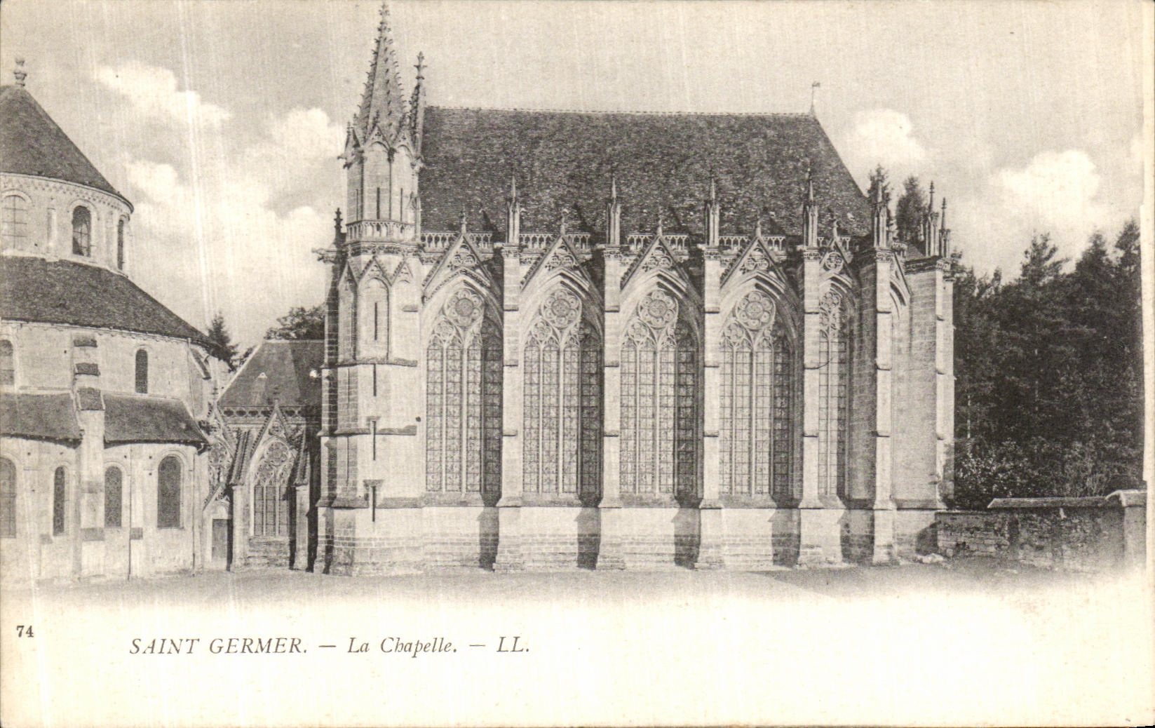 POSTAL de la VENDIMIA santa germinar La Chapelle