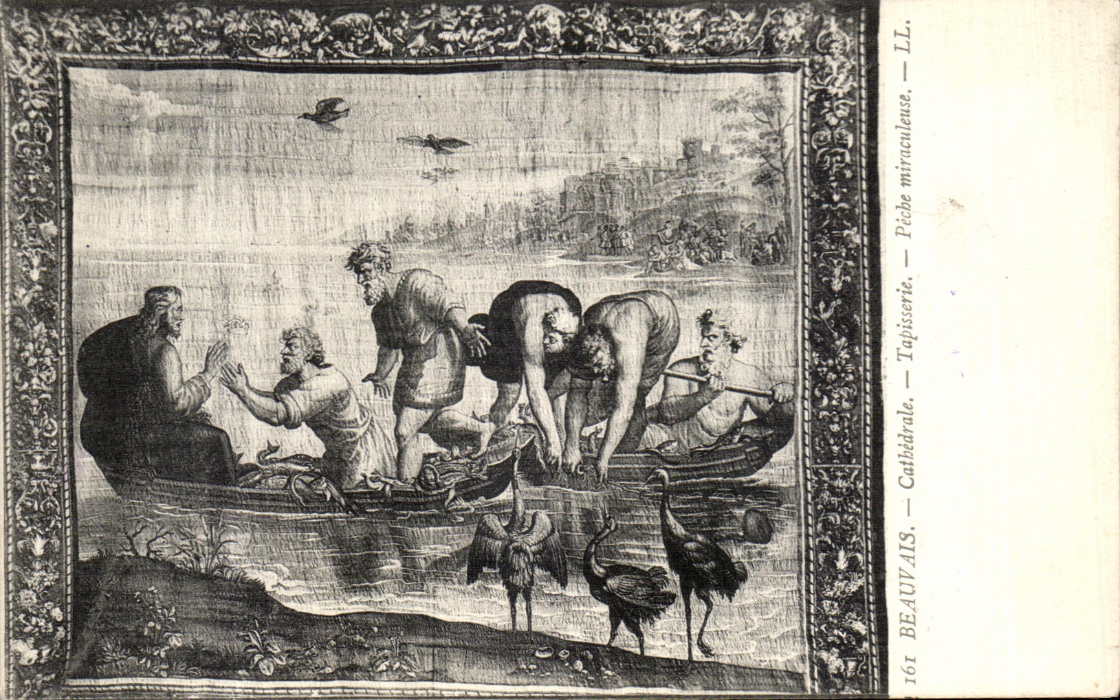 CPA Beauvais Cathedrale Tapisserie Peche Miraculeuse 