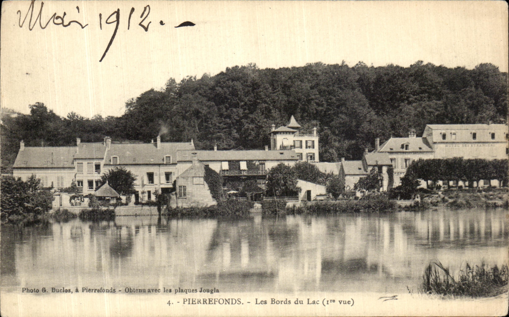 CPA Pierrefonds Les Bords du Lac 