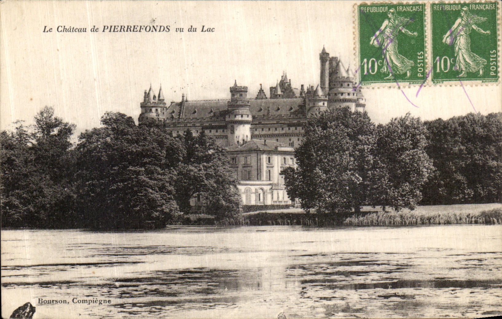 CPA Pierrefonds Le Chateau de Vu Du Lac