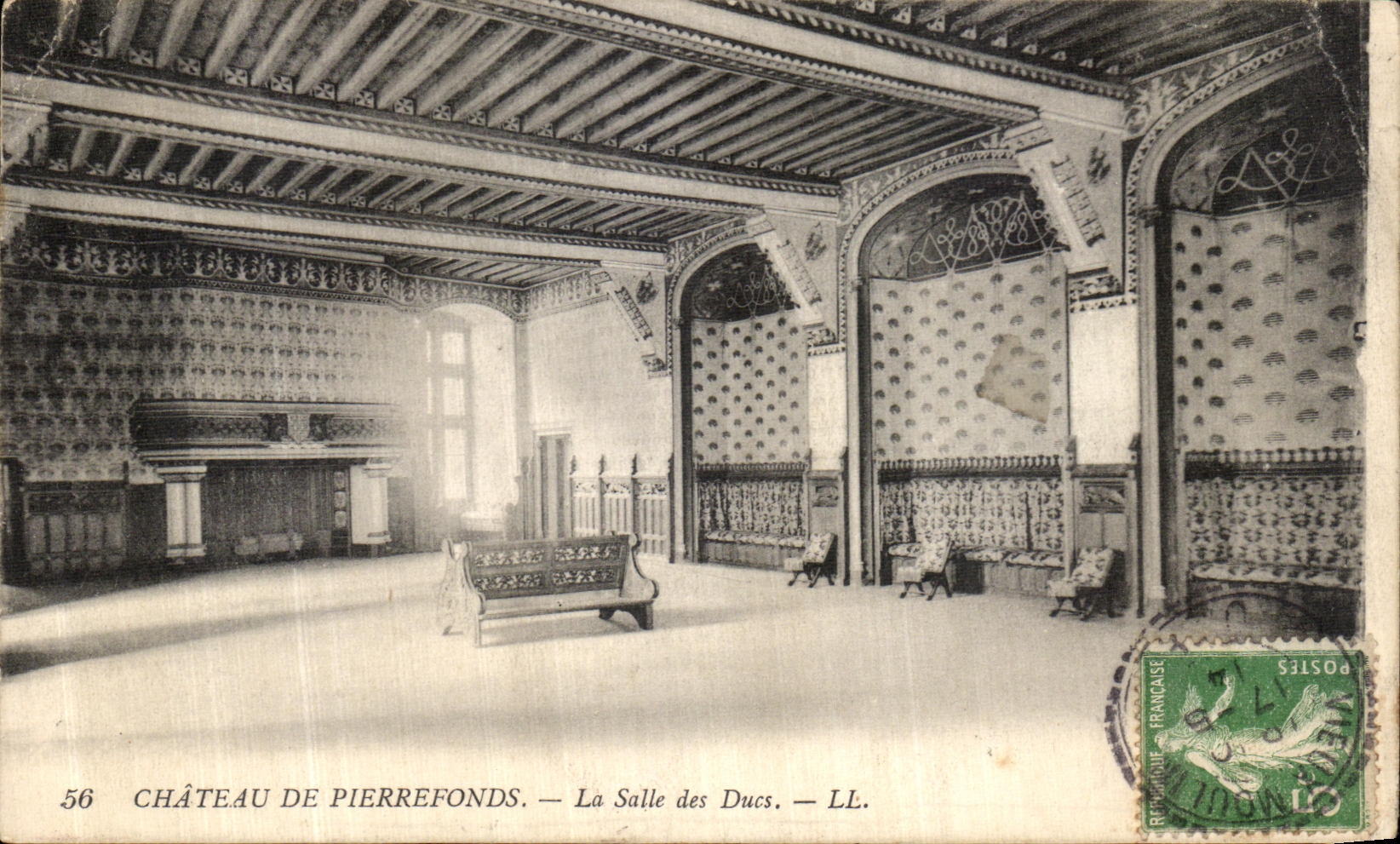CPA Pierrefonds Le Chateau La Salle des Ducs