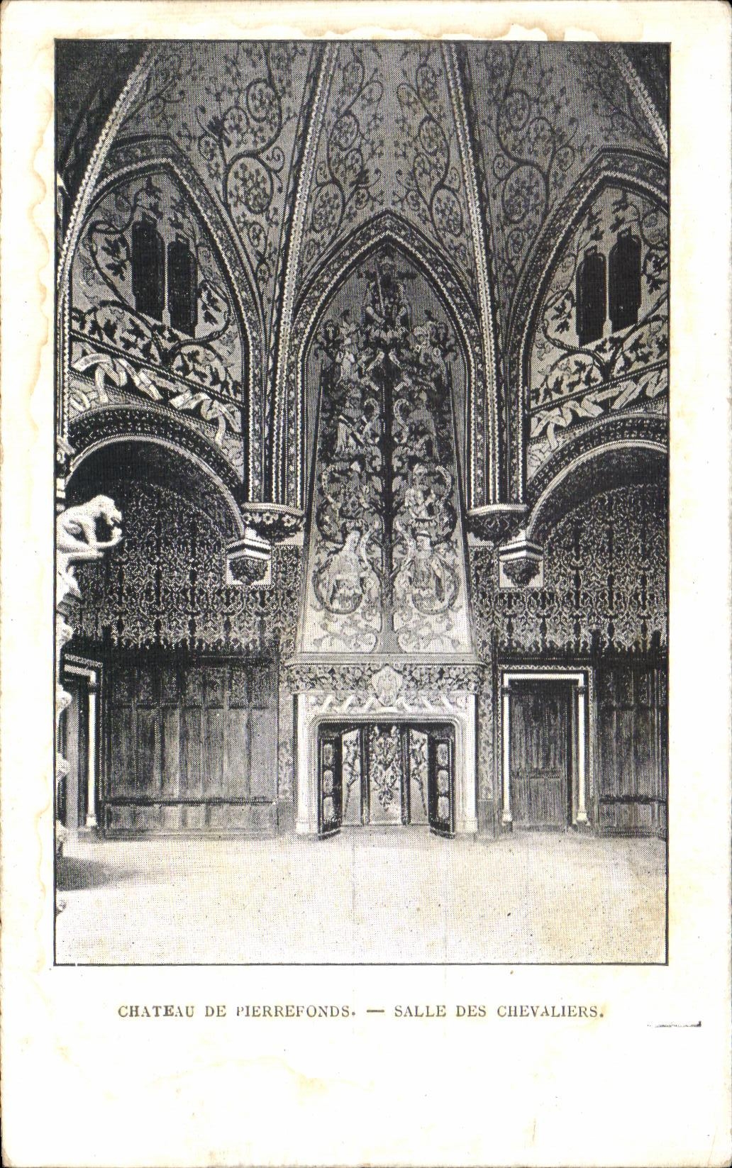 CPA Chateau De Pierrefonds Salle des Chevaliers