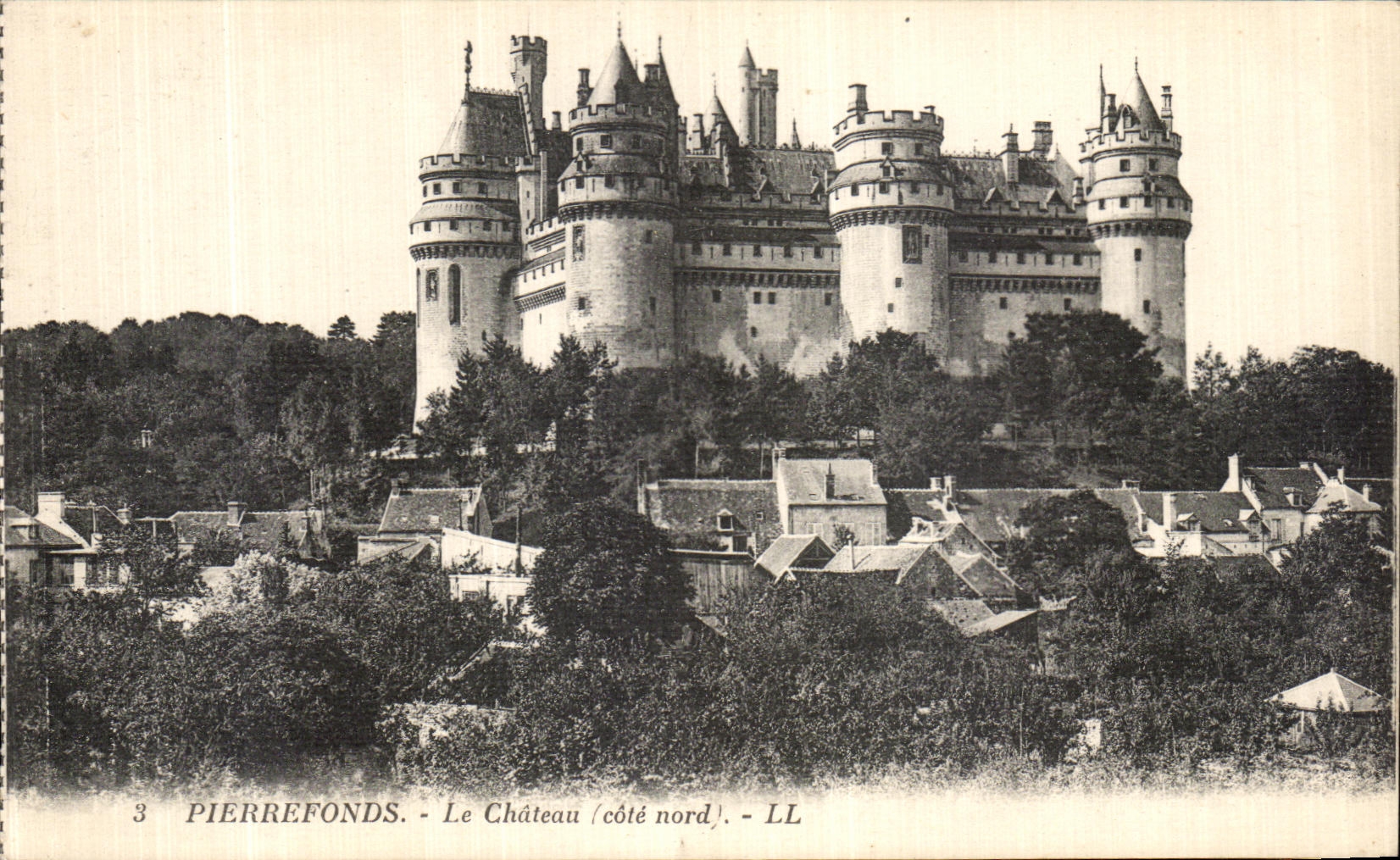 CPA Pierrefonds La Chateau Cote Nord