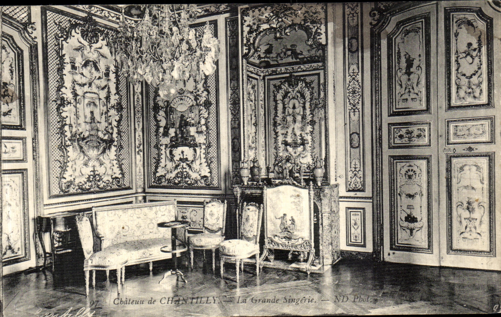 CPA Chateau de Chantilly La Grande Singerie