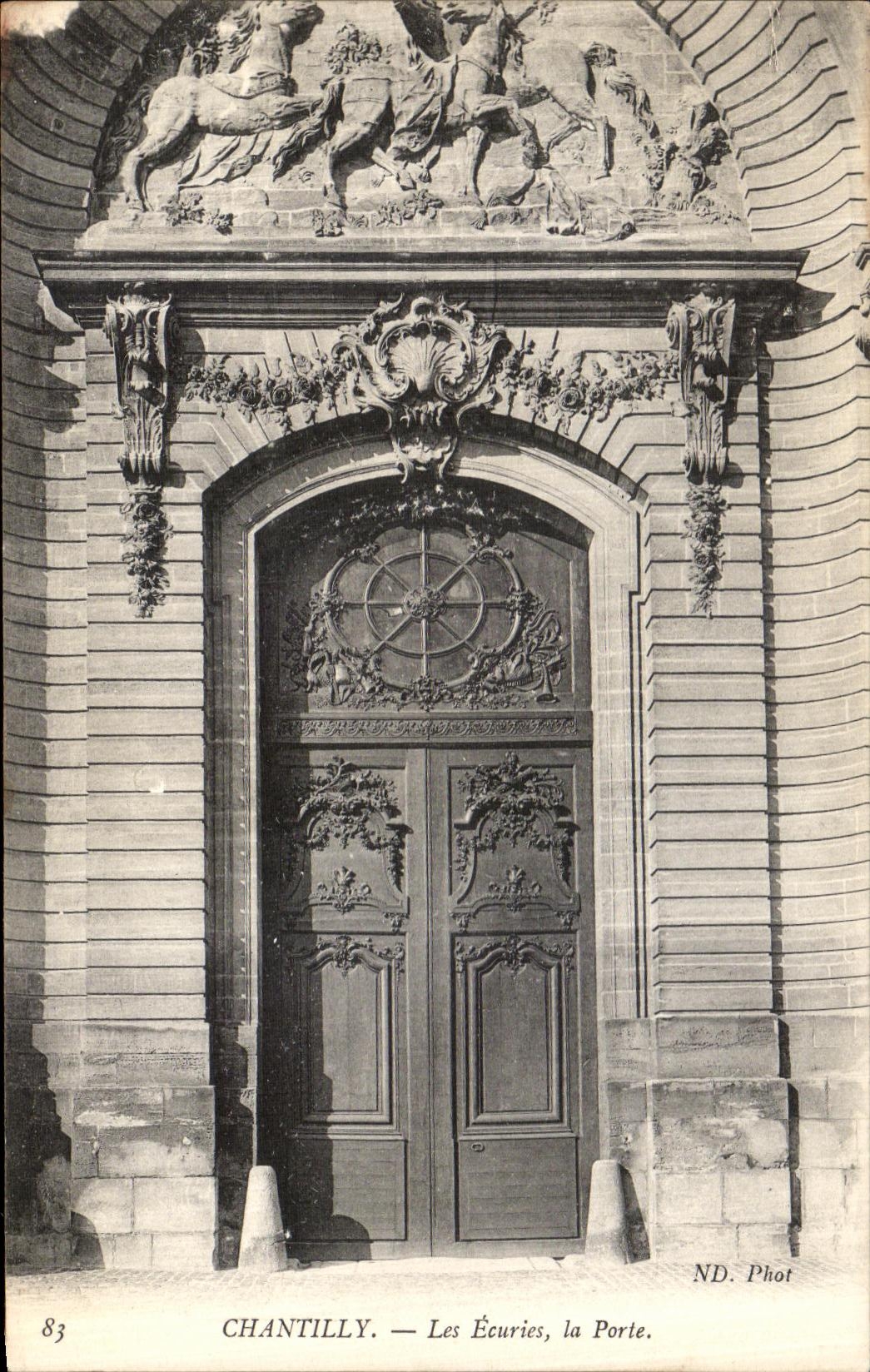 CPA Chantilly Les Ecuries la Porte