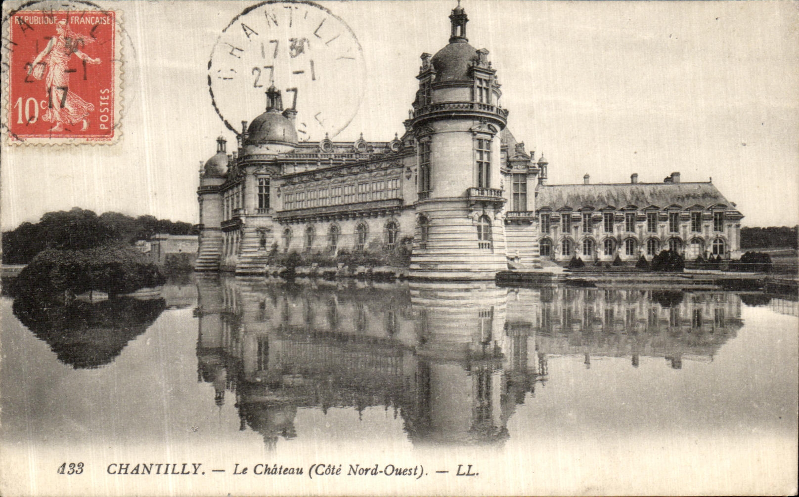 CPA Chantilly Le Chateau Cote Nord Quest