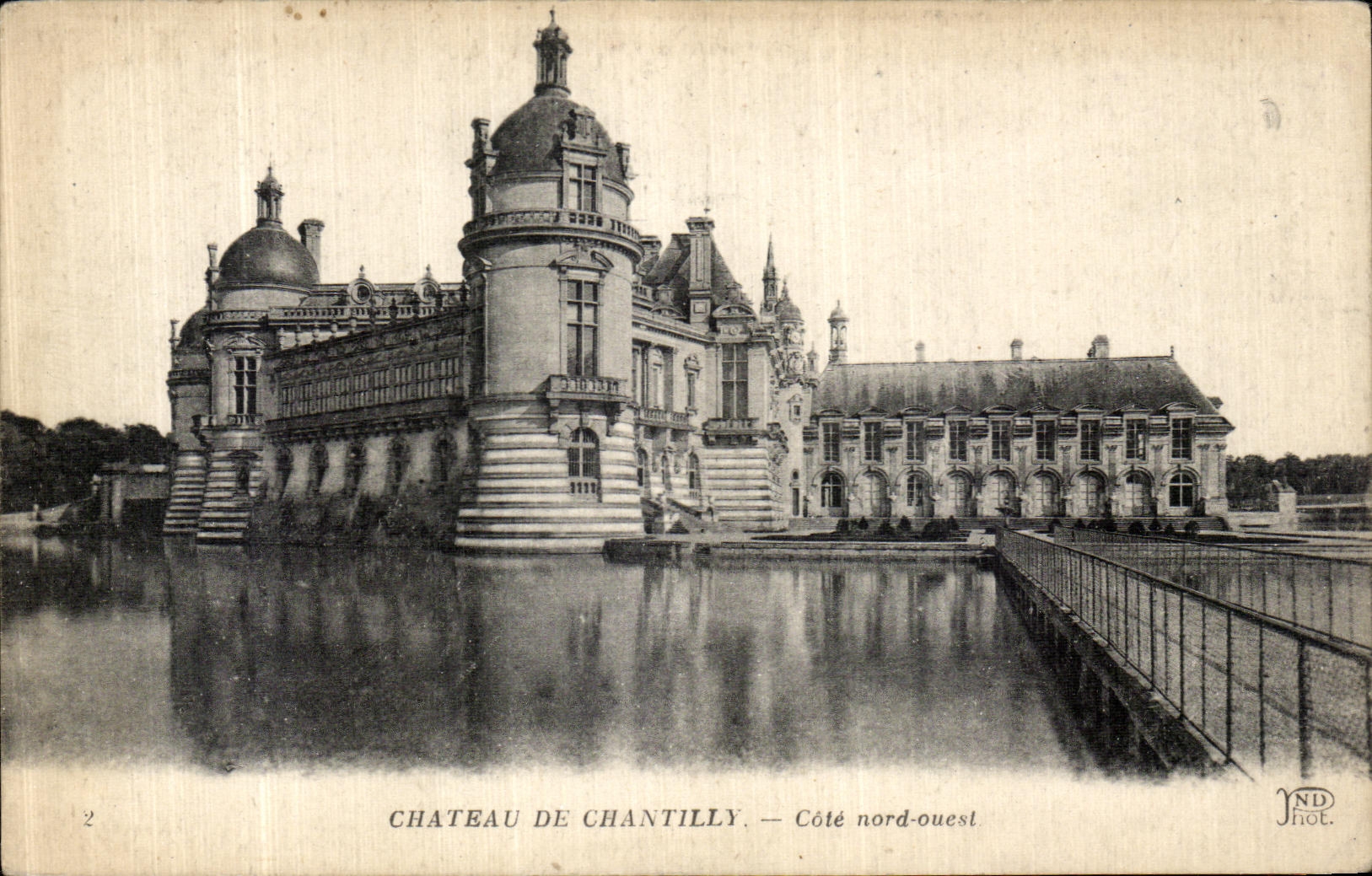 CPA Chateau de Chantilly Cote Nord Quest