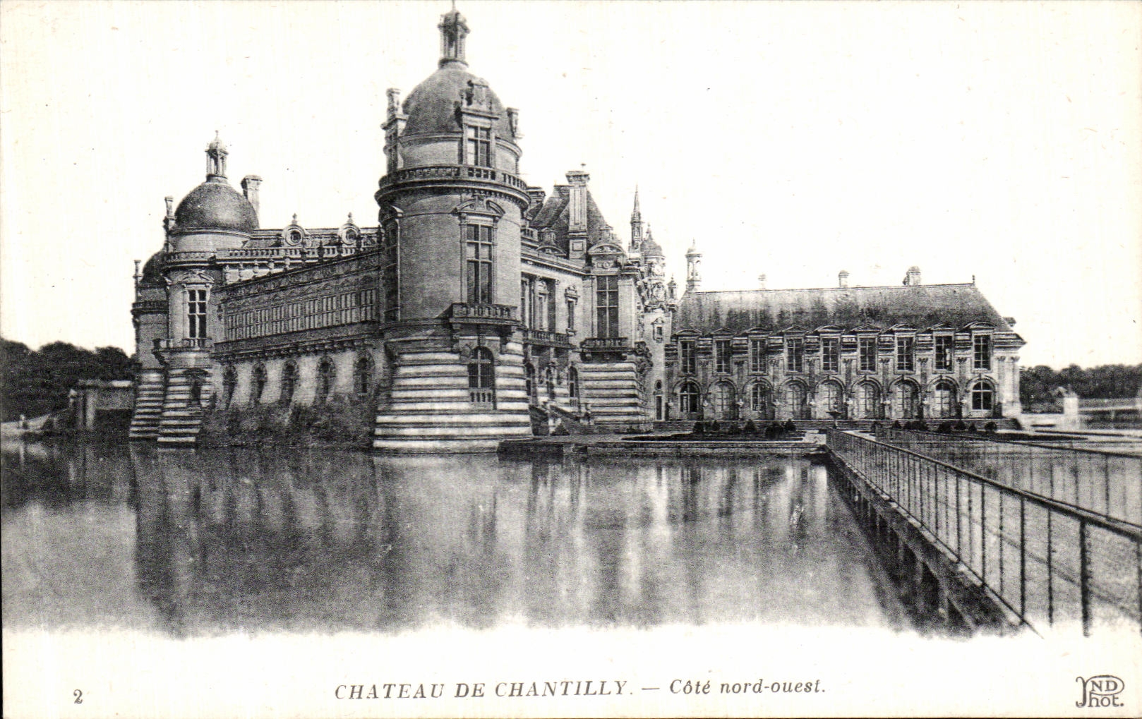 CPA Chateau De Chantilly Cote Nord Quest